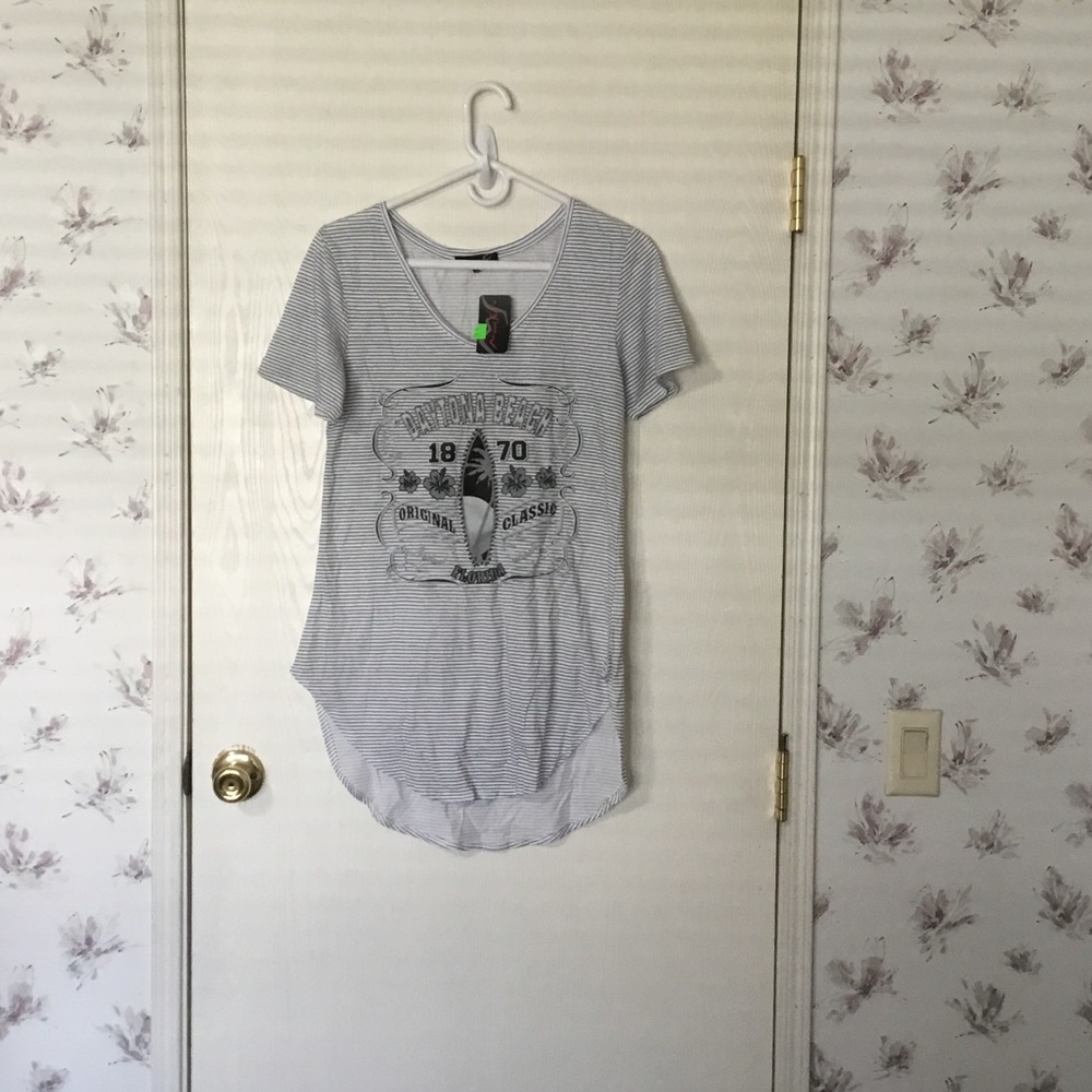NWT Striped Graphic T-Shirt